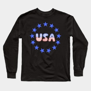 1976 American flag Usa Long Sleeve T-Shirt